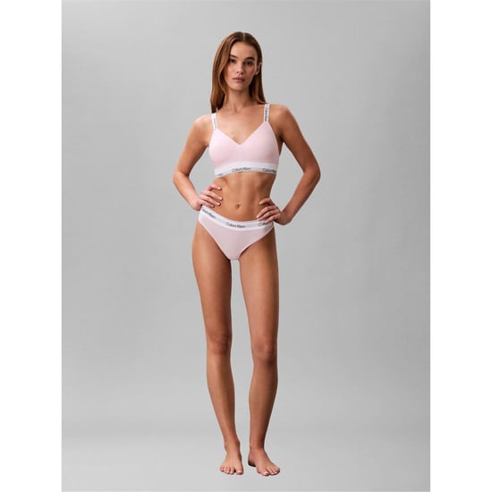 Calvin Klein - Thong für Damen, Baumwollmischung (Wiegenrosa) - Image 3