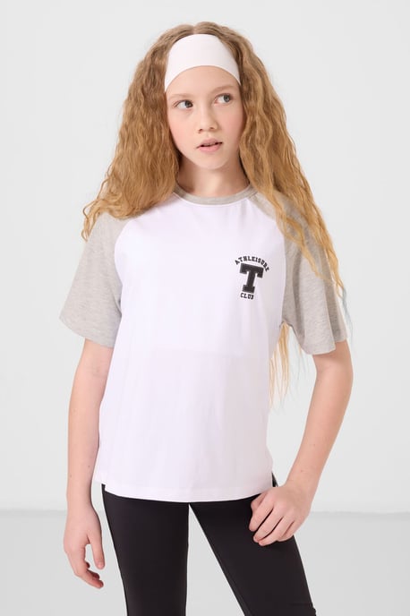 T-Shirt mit Rundhalsausschnitt, Textprint und Relaxed Fit - Image 3