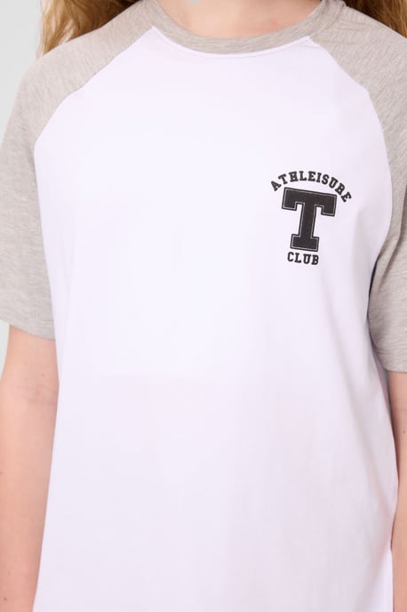 T-Shirt mit Rundhalsausschnitt, Textprint und Relaxed Fit - Image 4