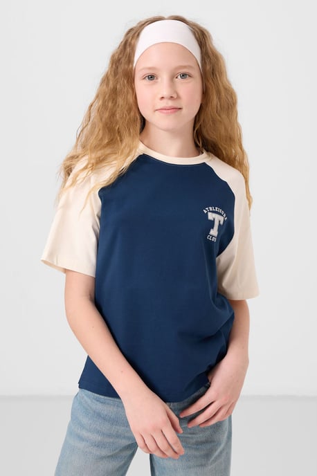T-Shirt mit Rundhalsausschnitt, Textprint und Relaxed Fit - Image 2