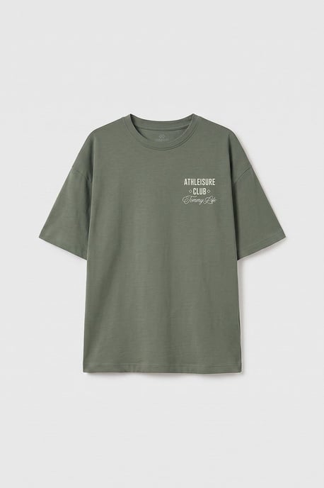 Kurzarm-T-Shirt mit Rundhalsausschnitt - Image 1