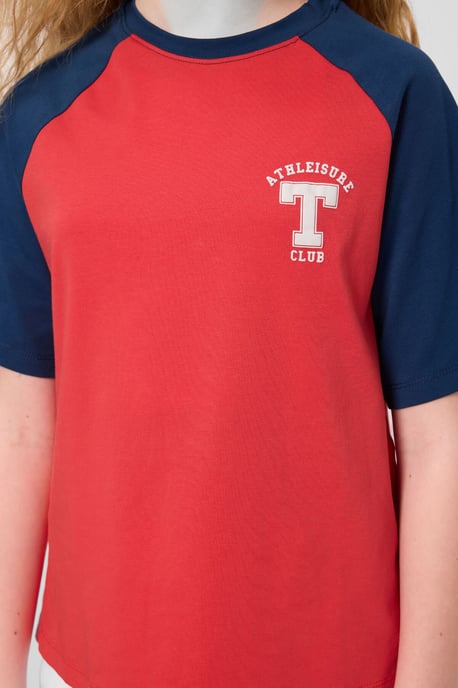 T-Shirt mit Rundhalsausschnitt, Textprint und Relaxed Fit - Image 3