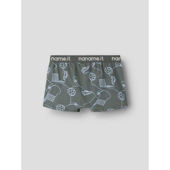 Name It Jungen-Boxershorts Trunks nkmboxer kick off 3er-Pack Fußballprint grau/blau - Image 5