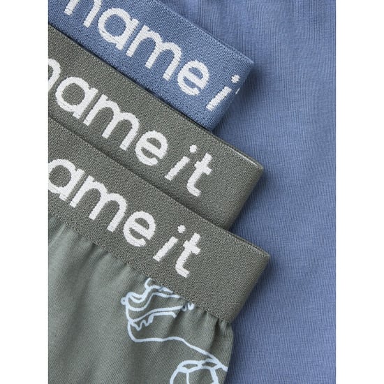 Name It Jungen-Boxershorts Trunks nkmboxer kick off 3er-Pack Fußballprint grau/blau - Image 6