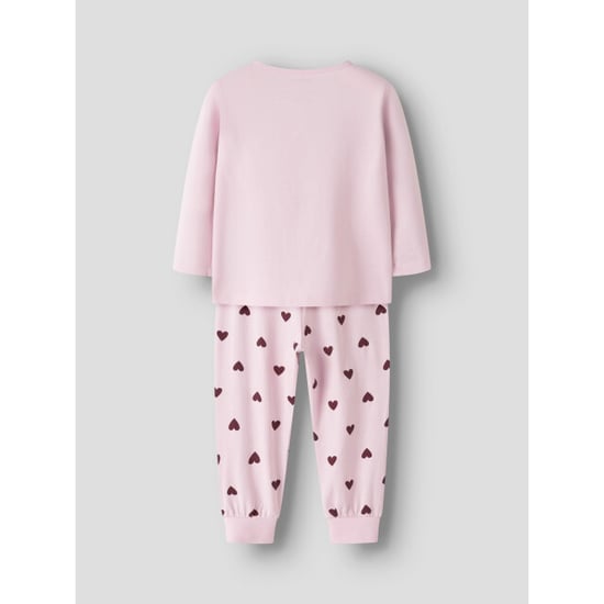 Name It Mädchen-Langpyjama-Set nmfnightset cutie heart Herzchenprint - Image 5