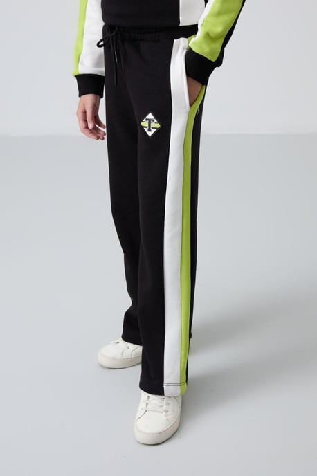 Color Blocked Wide Leg Trainingsanzug-Set - Image 3