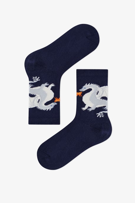 Mystic Dragons 4er-Pack Socken mit Animal-Print bis zum Knöchel - Image 3