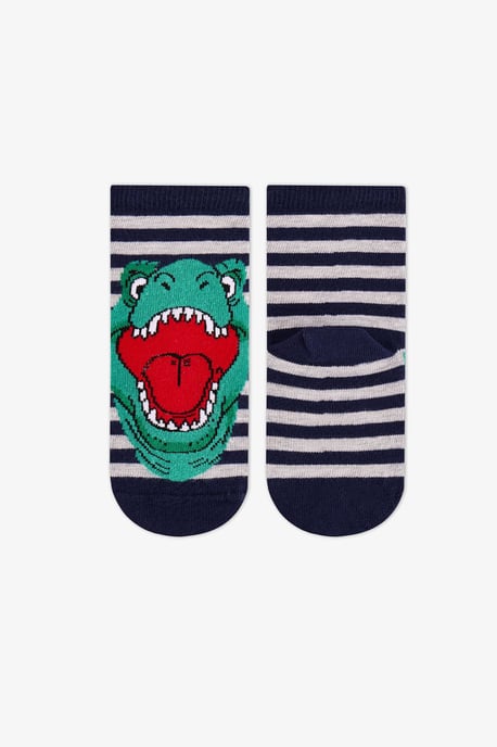 Dino Bite Baumwolle 4er-Pack Sneakersocken - Image 3