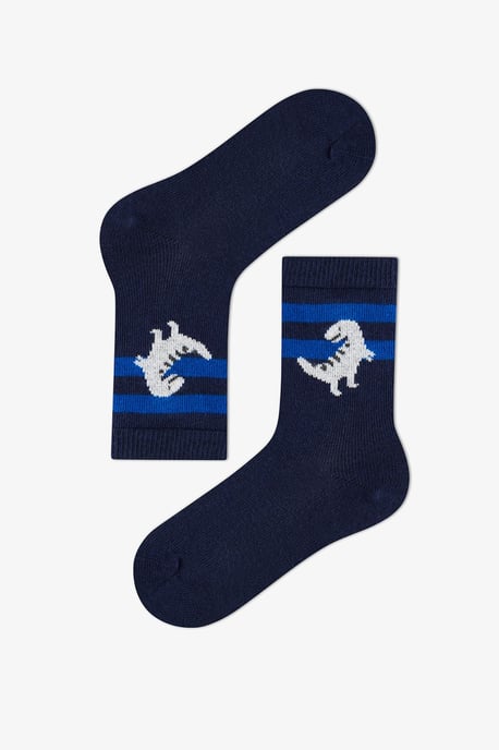 Mellow Rex Dinosaurier-Print 4er-Pack Sneakersocken - Image 4