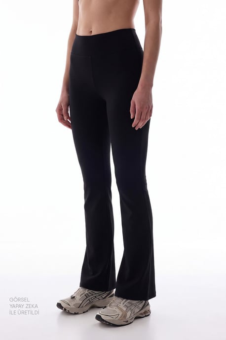 Easy Feel Leggings mit hohem Bund und ausgestelltem Bein - Image 1