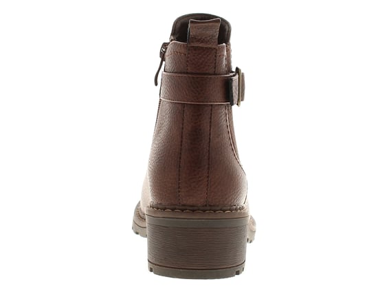 Platino Damen-Stiefeletten Melanie mit Reißverschluss braun - Image 4