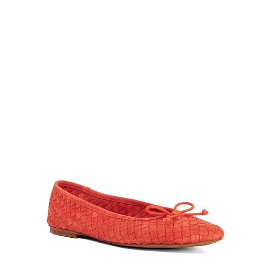 Dune London Damen Heat – Geflochtene Leder-Ballerinas mit Schleifendetail - Image 1
