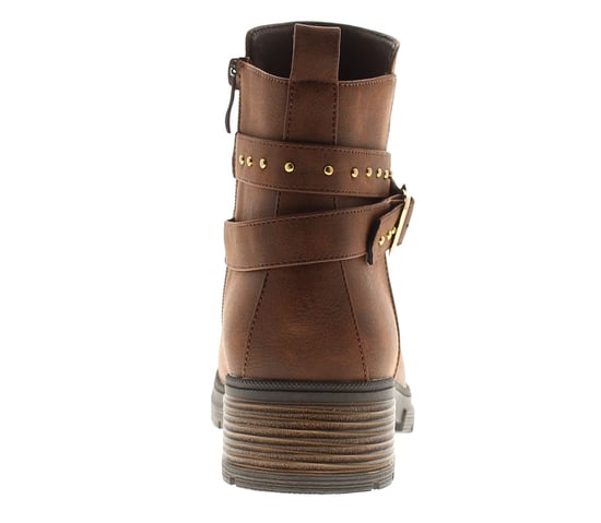 Apache Damen-Stiefeletten Millie mit Reißverschluss Braun - Image 4
