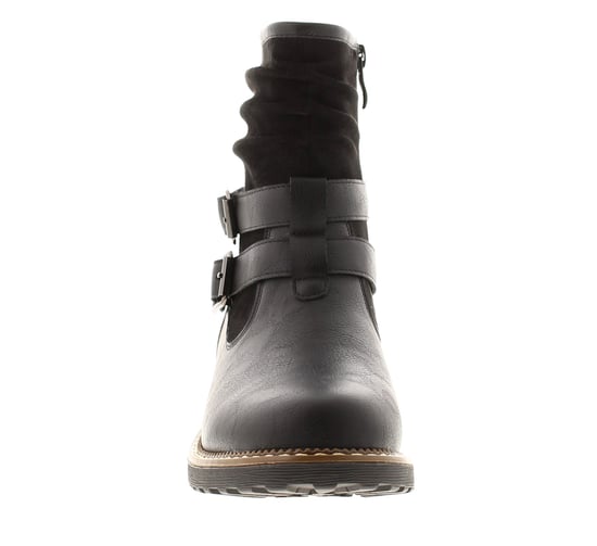 Apache Damen-Stiefeletten Mags mit Reißverschluss Schwarz - Image 3
