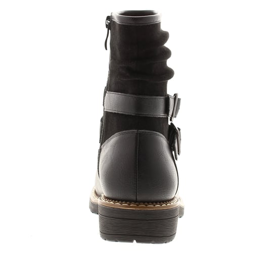 Apache Damen-Stiefeletten Mags mit Reißverschluss Schwarz - Image 4