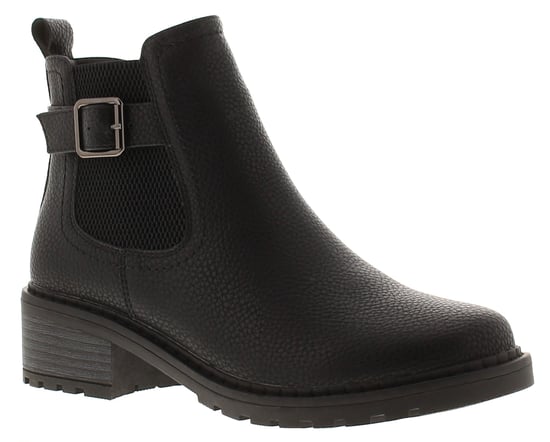 Platino Damen-Ankle-Boots Melanie mit Reißverschluss schwarz - Image 1