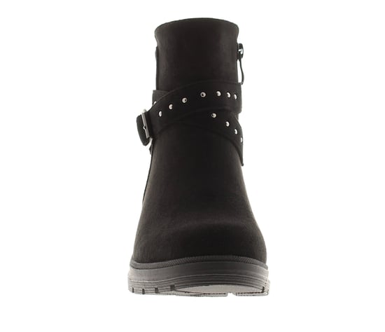Apache Damen-Ankle-Boots Millie mit Reißverschluss schwarz - Image 3