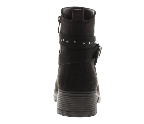Apache Damen-Ankle-Boots Millie mit Reißverschluss schwarz - Image 4