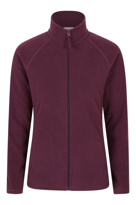 'Raso' Damen-Fleecejacke mit durchgehendem Reißverschluss, Softtouch, warm, Outdoor-Zwischenschicht, atmungsaktive Weste, Bordeauxrot - Image 6