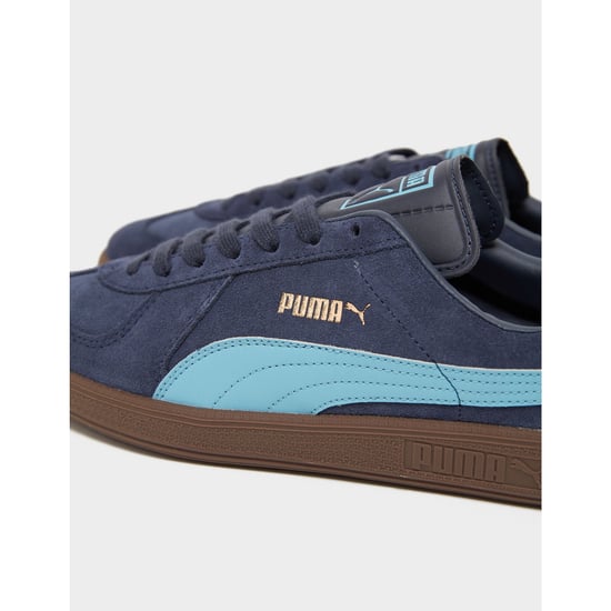 Baskets Suede Army Puma Pour Homme en Bleu Marine - Image 4