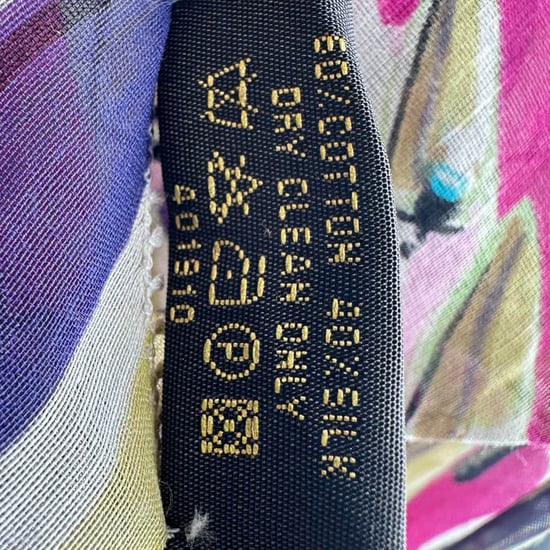 Louis Vuitton Bedruckter Schal aus mehrfarbiger Baumwolle - Image 4
