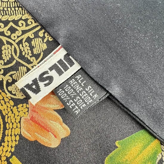Jil Sander Floral-Print Schal aus mehrfarbiger Seide - Image 4