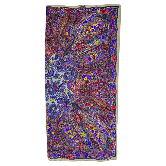 Jil Sander Paisley-Print-Schal aus mehrfarbiger Seide - Image 2