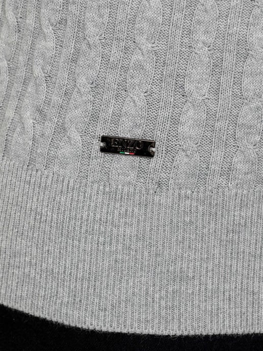 Enzo Milano | Herren-Pullover mit Zopfmuster - Image 6