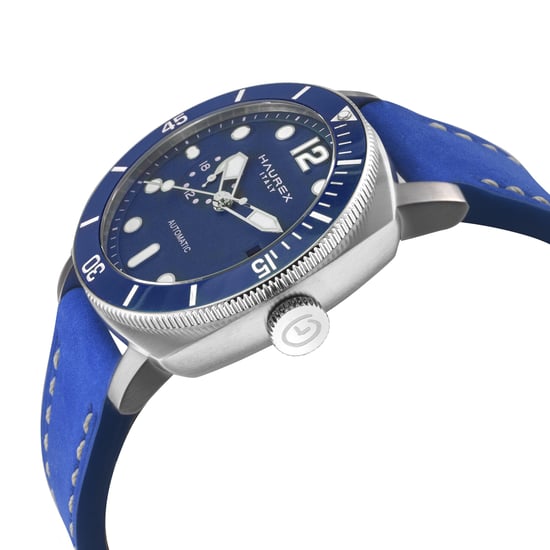 Fortezza blaue Lünette, blaues Zifferblatt, blaues Canvas-Armband - Image 3