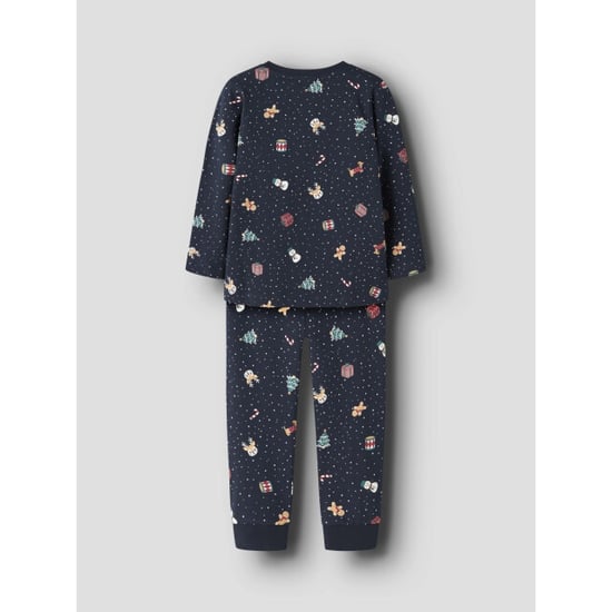 Name It Jungen/Mädchen Kinder-Weihnachtspyjama-Set NMNVISMAS Dunkelblau - Image 5
