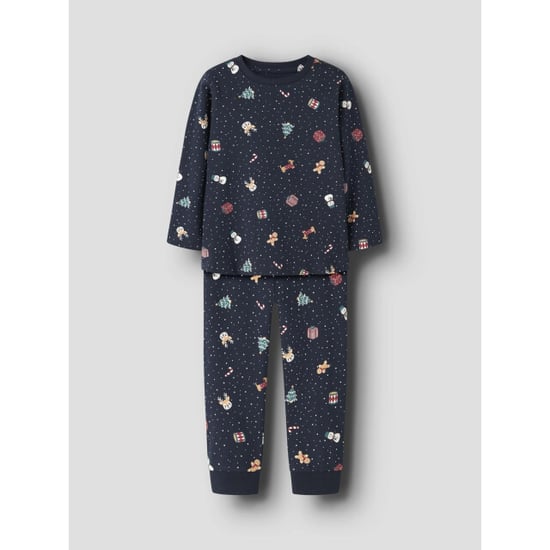 Name It Jungen/Mädchen Kinder-Weihnachtspyjama-Set NMNVISMAS Dunkelblau - Image 6