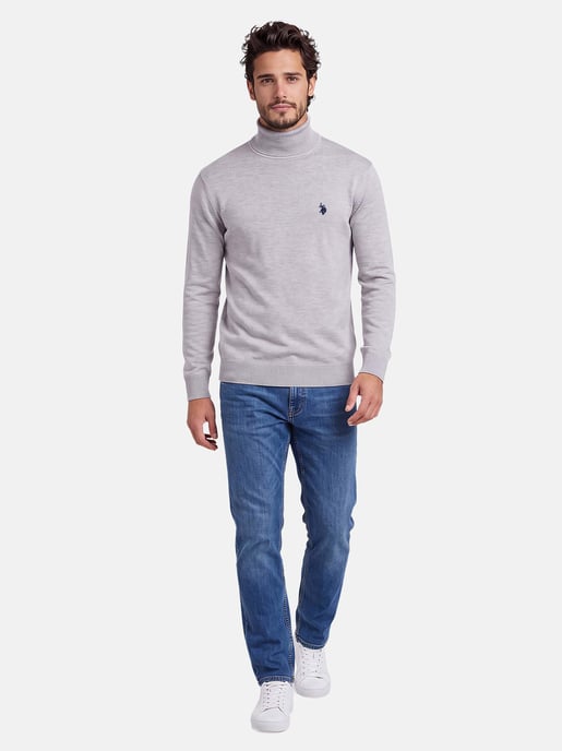 U.S. POLO ASSN. Herren Rollkragenpullover – 100% Baumwolle mit Logo-Stickerei - Image 4
