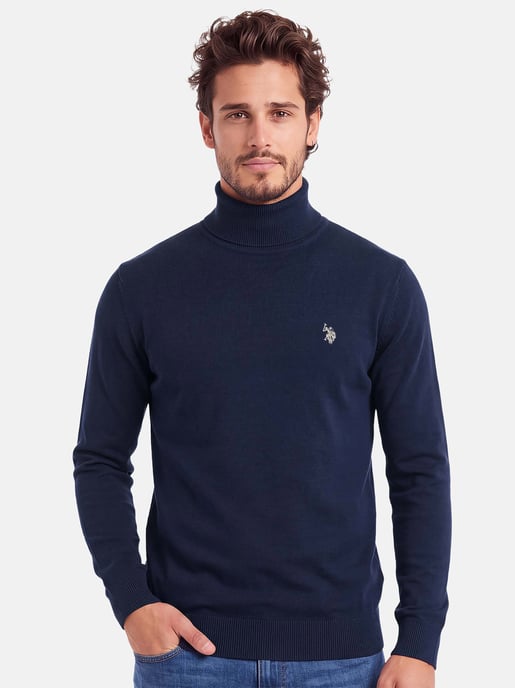 U.S. POLO ASSN. Herren Rollkragenpullover – 100% Baumwolle mit Logo-Stickerei - Image 5