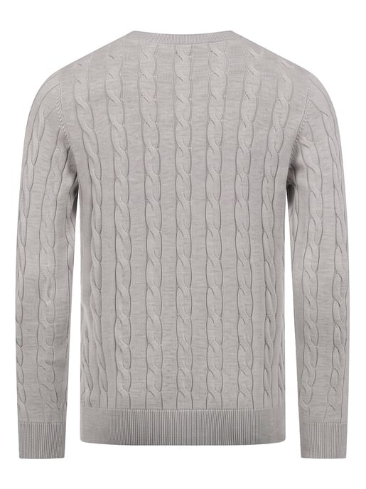 U.S. POLO ASSN. Herren Pullover – Zopfstrick aus 100% Baumwolle - Image 3
