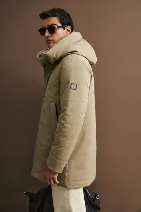LUFIAN Herren Parka mit Kapuze und Gänsedaunen - Image 2