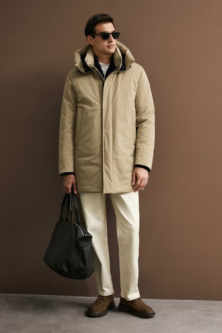 LUFIAN Herren Parka mit Kapuze und Gänsedaunen - Image 4