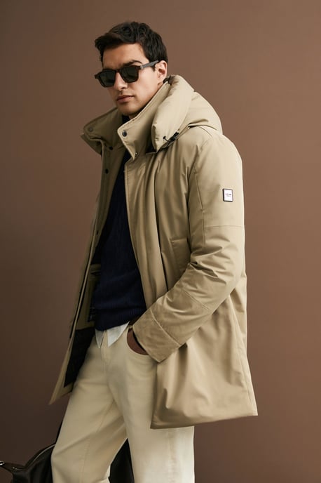 LUFIAN Herren Parka mit Kapuze und Gänsedaunen - Image 5