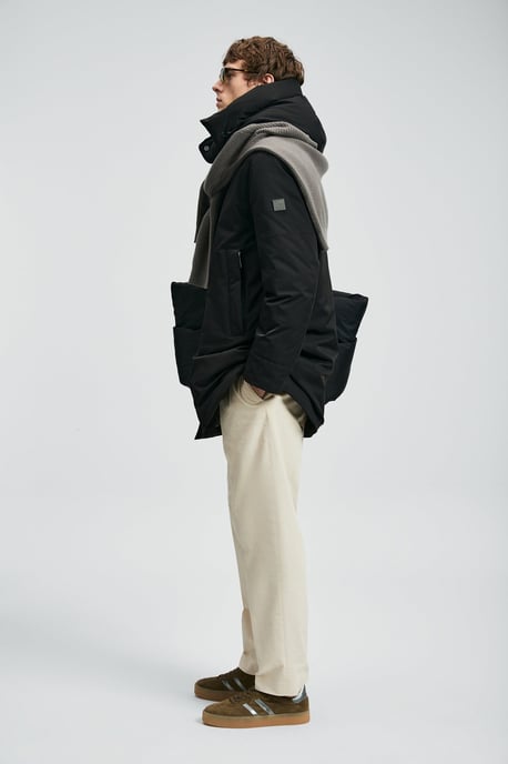 LUFIAN Herren Parka mit Kapuze und Gänsedaunen - Image 3