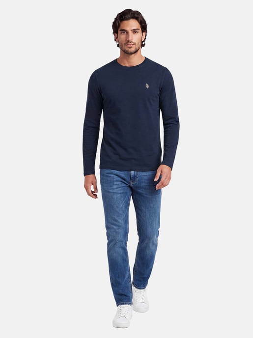 U.S. POLO ASSN. Herren Longsleeve Luucas – Langarmshirt aus 100% Baumwolle mit Logo-Stickerei - Image 4