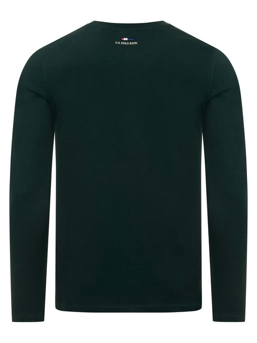 U.S. POLO ASSN. Herren Longsleeve Luucas – Langarmshirt aus 100% Baumwolle mit Logo-Stickerei - Image 3