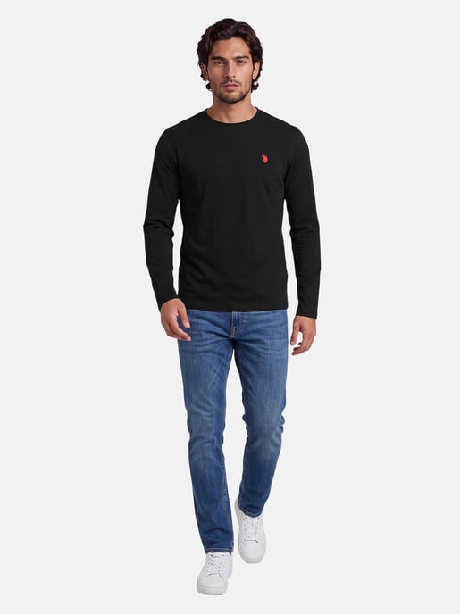 U.S. POLO ASSN. Herren Longsleeve Luucas – Langarmshirt aus 100% Baumwolle mit Logo-Stickerei - Image 4