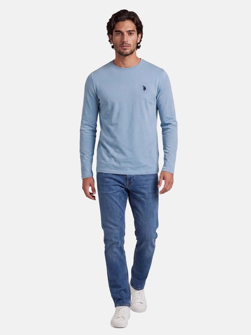 U.S. POLO ASSN. Herren Longsleeve Luucas – Langarmshirt aus 100% Baumwolle mit Logo-Stickerei - Image 4