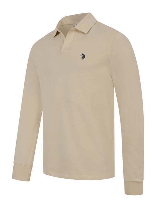 U.S. POLO ASSN. Herren Langarm-Poloshirt – 100% Baumwolle mit Logo-Stickerei - Image 2