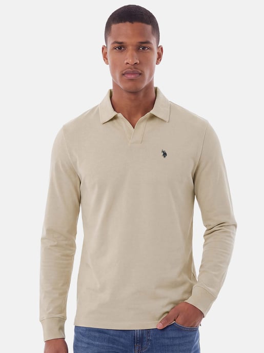 U.S. POLO ASSN. Herren Langarm-Poloshirt – 100% Baumwolle mit Logo-Stickerei - Image 5