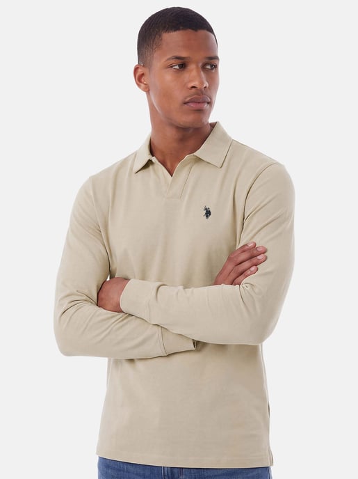 U.S. POLO ASSN. Herren Langarm-Poloshirt – 100% Baumwolle mit Logo-Stickerei - Image 6