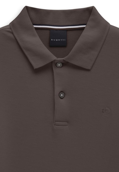Bugatti Herren Polo-Shirt Baumwolle Langarm - Image 2
