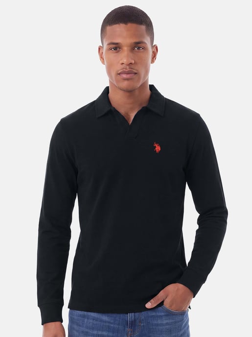 U.S. POLO ASSN. Herren Langarm-Poloshirt – 100% Baumwolle mit Logo-Stickerei - Image 5