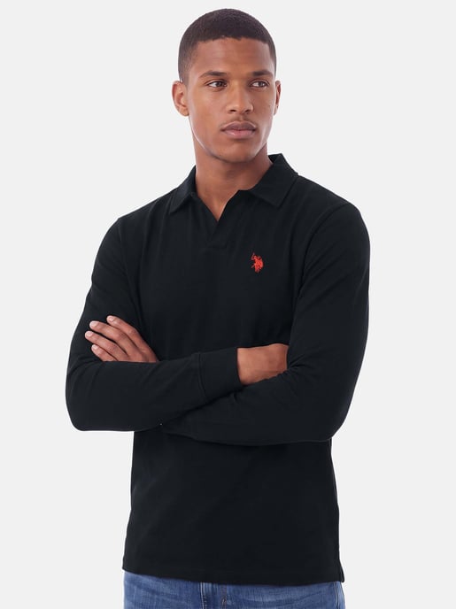 U.S. POLO ASSN. Herren Langarm-Poloshirt – 100% Baumwolle mit Logo-Stickerei - Image 6