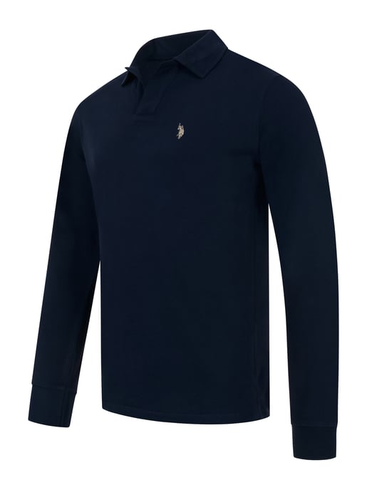 U.S. POLO ASSN. Herren Langarm-Poloshirt – 100% Baumwolle mit Logo-Stickerei - Image 2