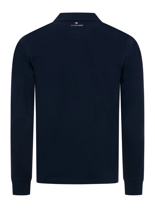 U.S. POLO ASSN. Herren Langarm-Poloshirt – 100% Baumwolle mit Logo-Stickerei - Image 3